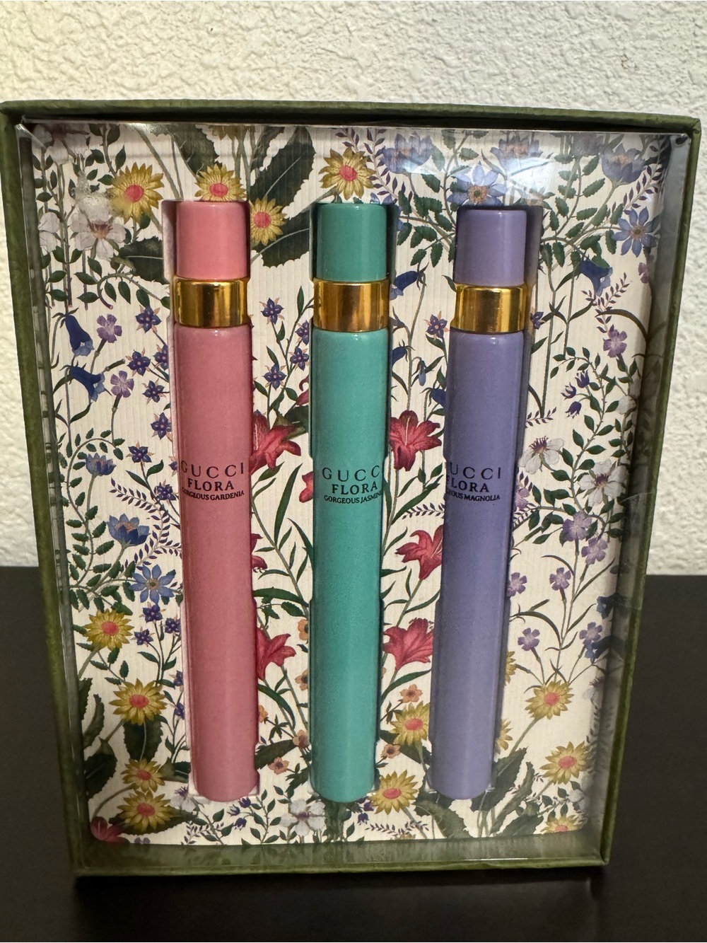 Gucci Flora Travel Spray Trio - Pink, Teal, Lavender